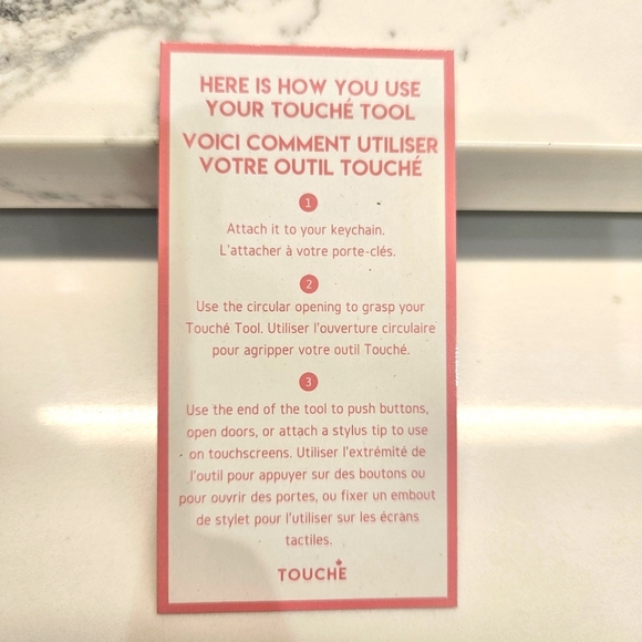 Rose Gold Keychain Touch Tool - Picture 5 of 8